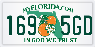 FL license plate 1695GD