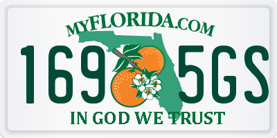 FL license plate 1695GS