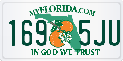 FL license plate 1695JU