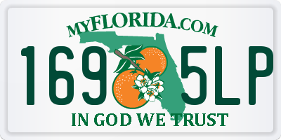 FL license plate 1695LP