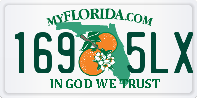 FL license plate 1695LX