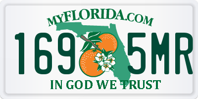 FL license plate 1695MR