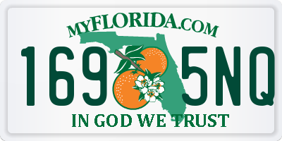 FL license plate 1695NQ