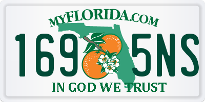 FL license plate 1695NS