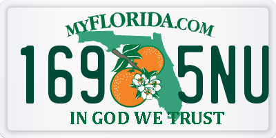 FL license plate 1695NU