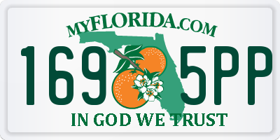 FL license plate 1695PP