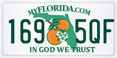 FL license plate 1695QF
