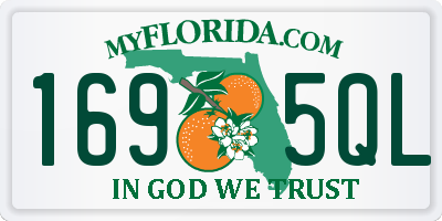 FL license plate 1695QL