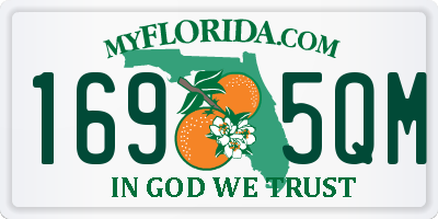 FL license plate 1695QM