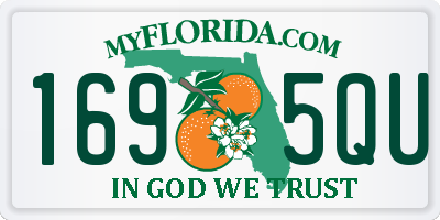 FL license plate 1695QU