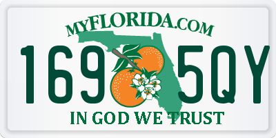 FL license plate 1695QY