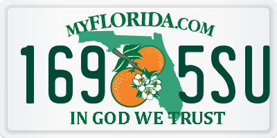 FL license plate 1695SU