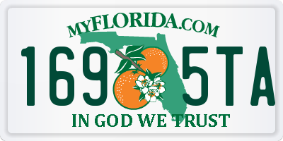 FL license plate 1695TA