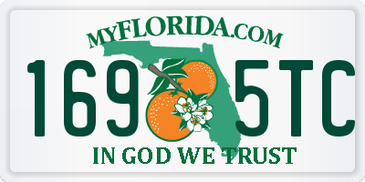 FL license plate 1695TC