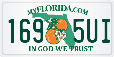 FL license plate 1695UI