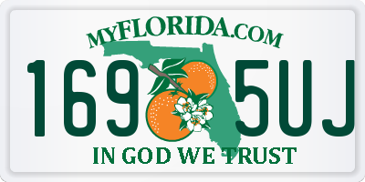 FL license plate 1695UJ