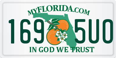 FL license plate 1695UO