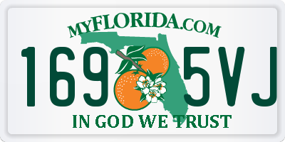 FL license plate 1695VJ