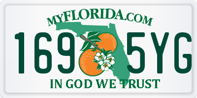 FL license plate 1695YG