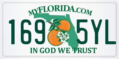 FL license plate 1695YL