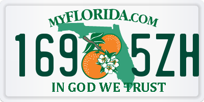 FL license plate 1695ZH