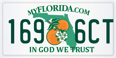 FL license plate 1696CT
