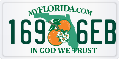 FL license plate 1696EB