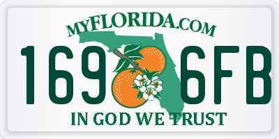 FL license plate 1696FB