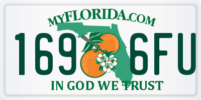 FL license plate 1696FU