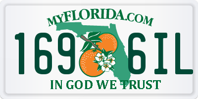 FL license plate 1696IL