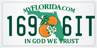 FL license plate 1696IT