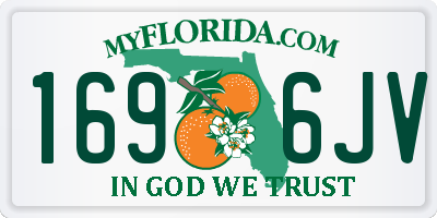 FL license plate 1696JV