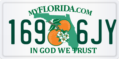FL license plate 1696JY