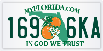 FL license plate 1696KA