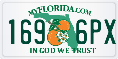 FL license plate 1696PX