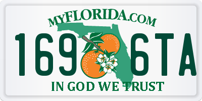 FL license plate 1696TA