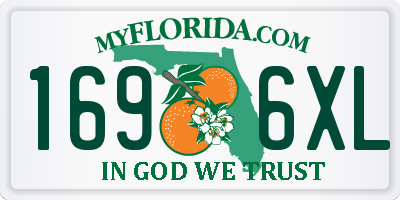 FL license plate 1696XL