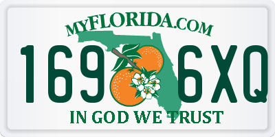 FL license plate 1696XQ