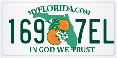 FL license plate 1697EL