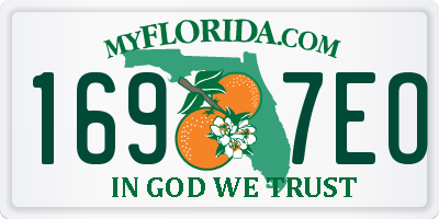 FL license plate 1697EO