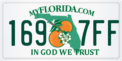 FL license plate 1697FF