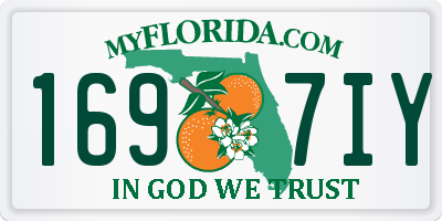 FL license plate 1697IY