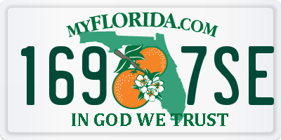 FL license plate 1697SE