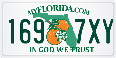 FL license plate 1697XY