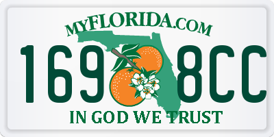 FL license plate 1698CC