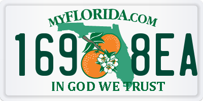 FL license plate 1698EA