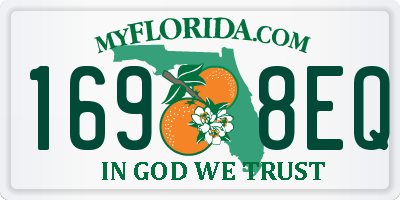 FL license plate 1698EQ