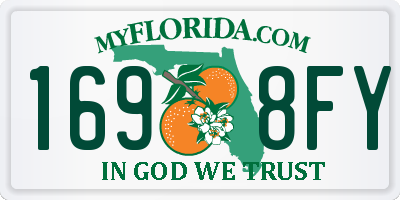 FL license plate 1698FY