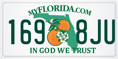 FL license plate 1698JU