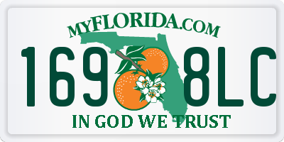 FL license plate 1698LC